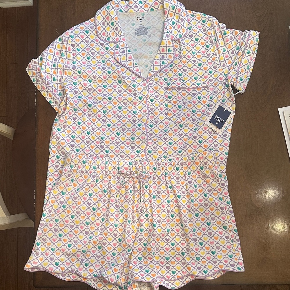 Roller Rabbit x Target XXL Pastel Heart Pajama Set